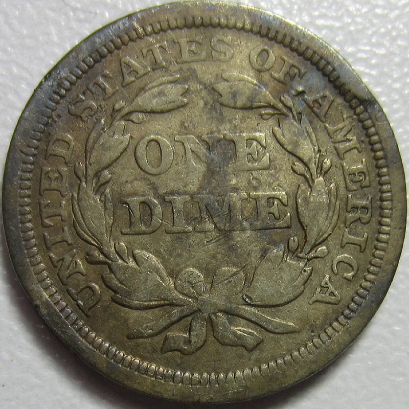 1843-Seated-Liberty-Dime-Repunched-Date