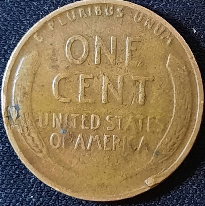 Strange-Coin!1931-Wheat-Cent-Pre-Or-Most-Mint-Damage?