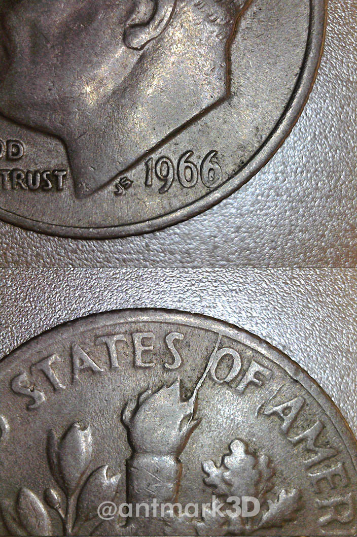 1966-Roosevelt-Dime-With-Die-Chip-Or-Die-Break?