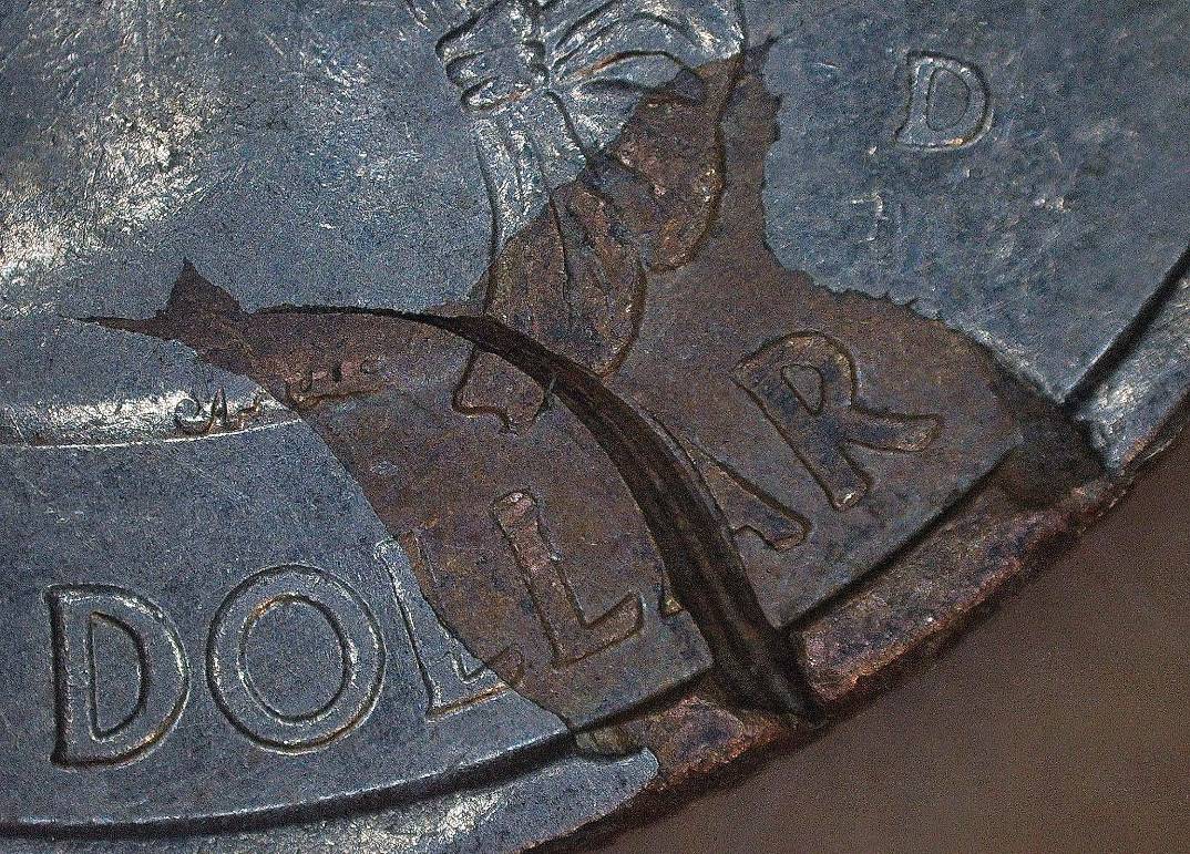 2002-D-Ohio-Strike-Through-Error-With-Missing-Clad,-Struck-Through-Lar-In-Dollar