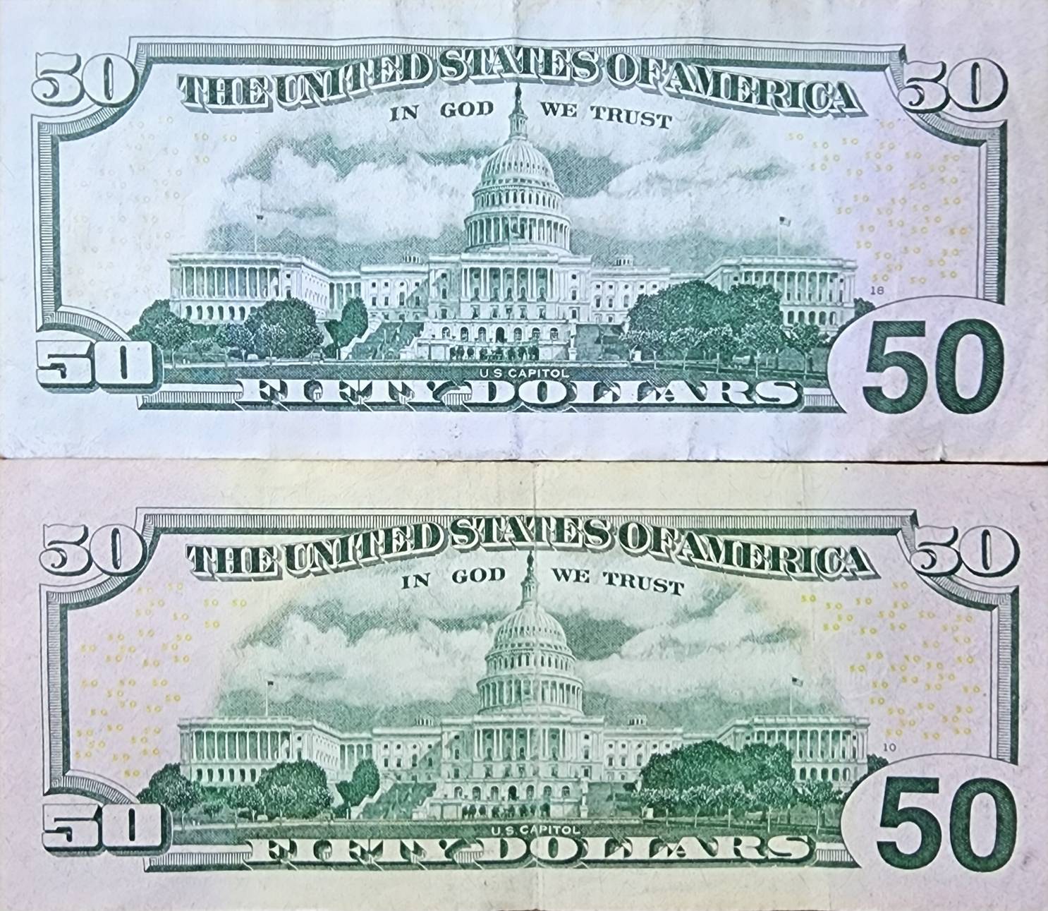 Would-Washing-A-2017A-Fifty-Dollar-Bank-Note-Change-The-Color-Of-The-Serial-Numbers-And-Seal?