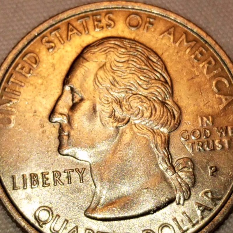New-Jersey-State-Quarter-With-Parts-Of-New-Jersey-And-1787-Faded/Missing