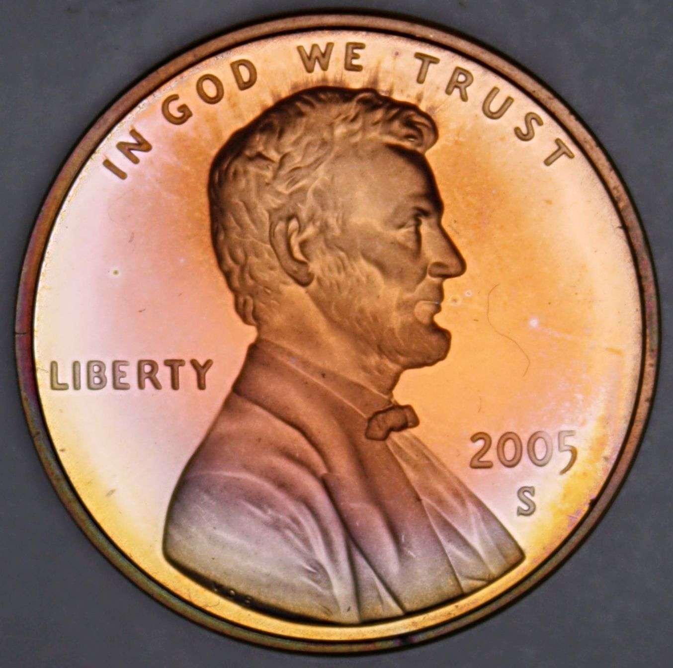 Toned-Lincoln-Cent-2005-S