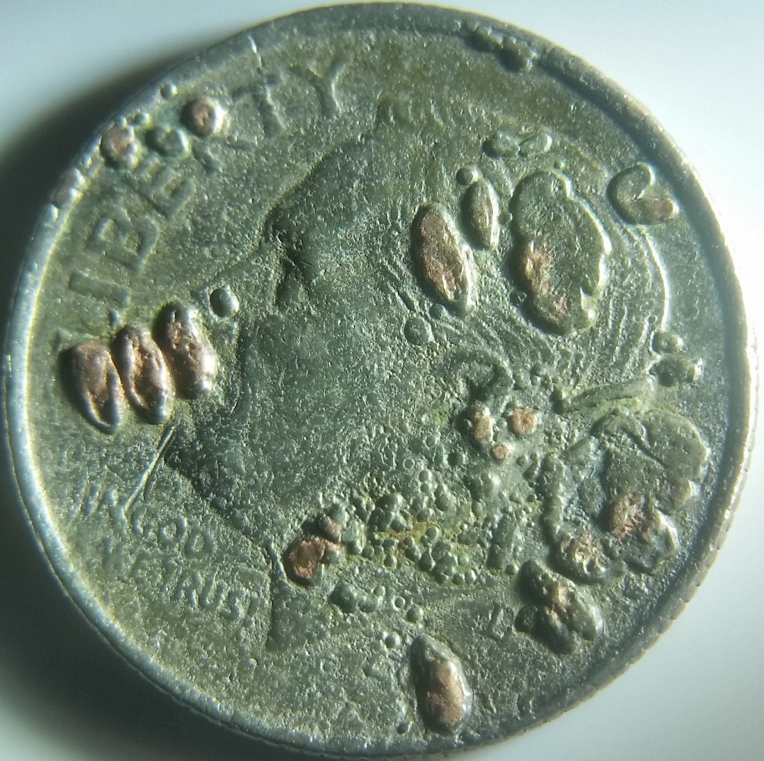 I-Found-One-Really-Messed-Up-Dime-While-Metal-Detecting.