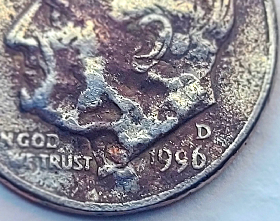 1996-D-Roosevelt-Dime-W/-Obverse-&-Reverse-Anomalies-Need-Help-Identifying!