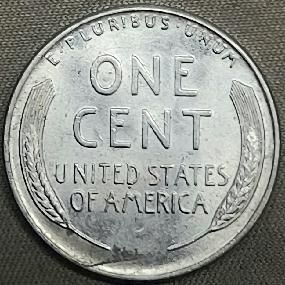 1943-Steel-Wheat-Cent-P---Found-Sewn-Into-A-WWII-Army-Air-Corps-Class-A-Coat