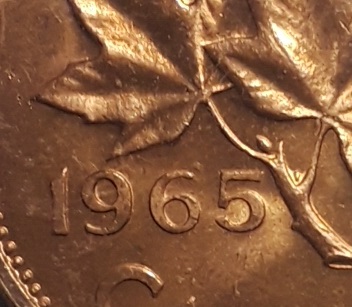 1965--Penny-Uncirculated--Large-Bead-?-Pointed-5-?