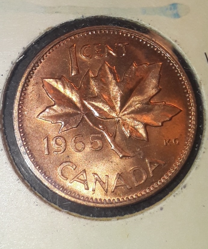 1965--Penny-Uncirculated--Large-Bead-?-Pointed-5-?