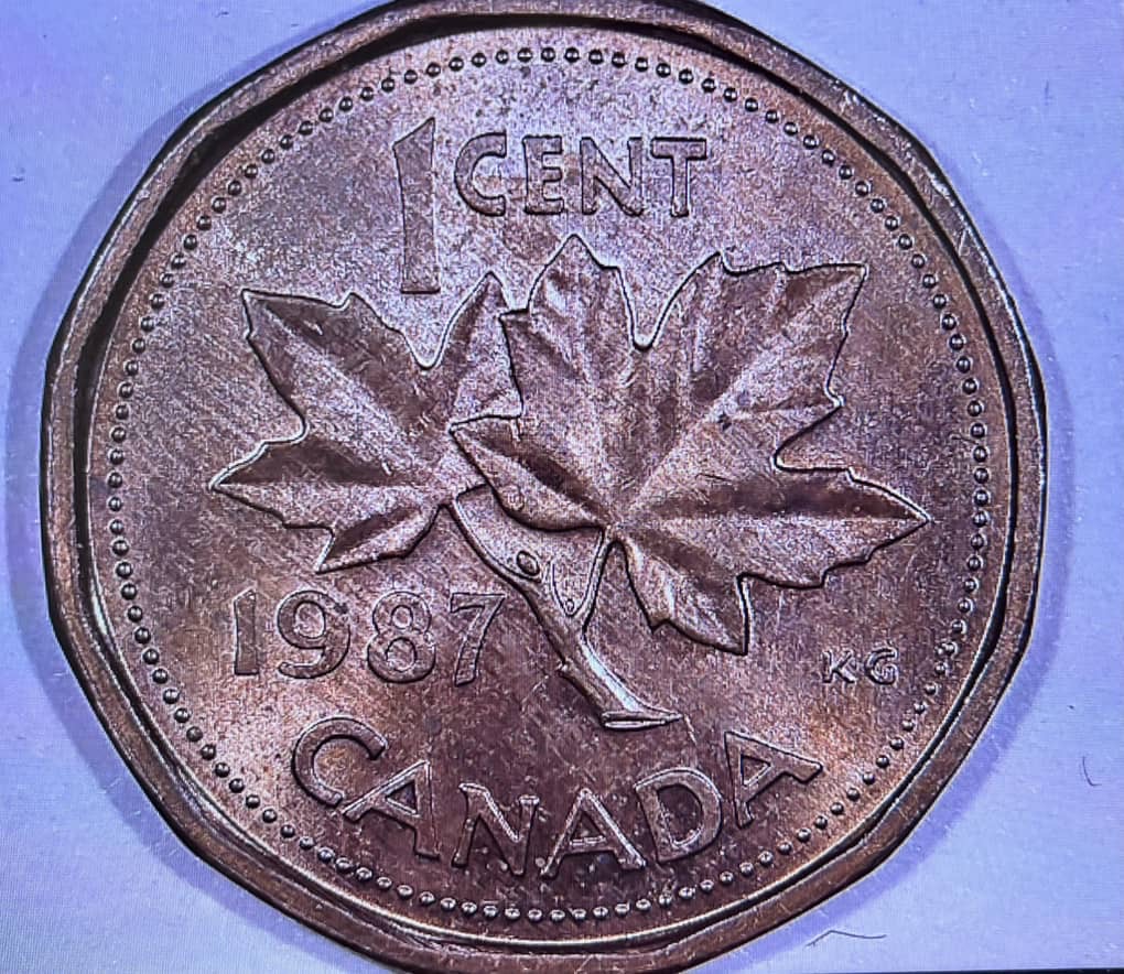 1987-1-Cent-Coin-Newby-To-Non-Us-Currency