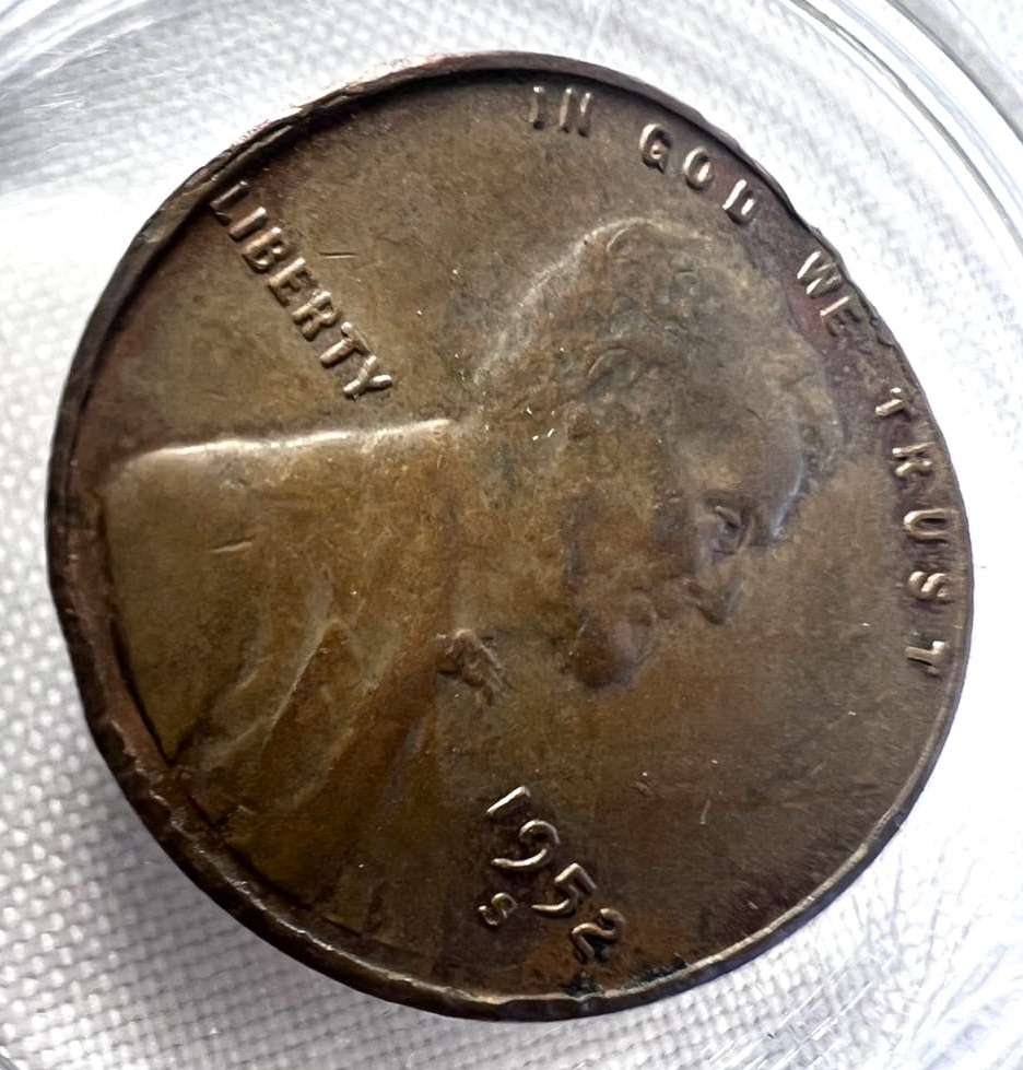 1952-S-Wheat-Penny,-Bent