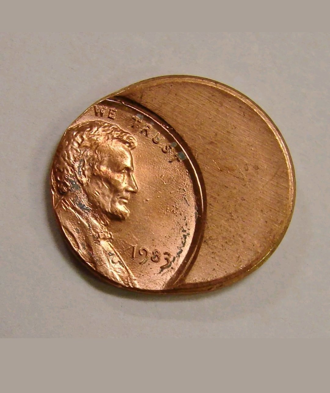One-Cent-1983-Off-Centered