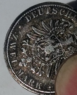 Identifying-Melded-German-States-2-Mark-Coins,-Token/Fake?