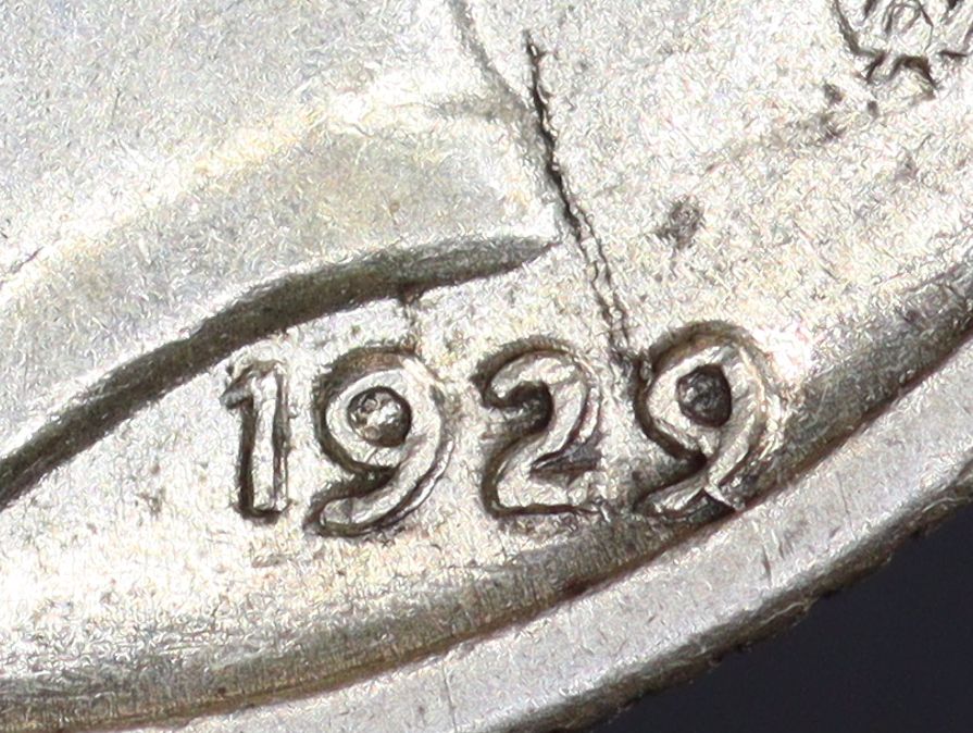 1929-Mercury-Dime-With-Die-Crack.