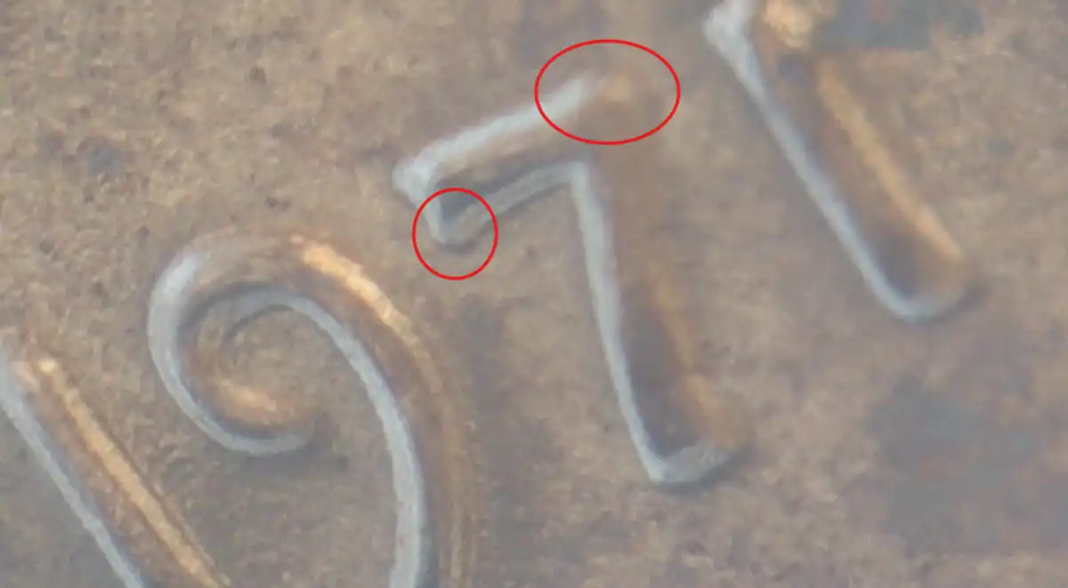 1971-Lincoln-Cent---Wide-Eye-Spread-FS-101?-In-Acrylic
