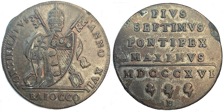 Post-Your-Papal-States-Coins---Reverse-Chronological-Schedule-By-Ruler