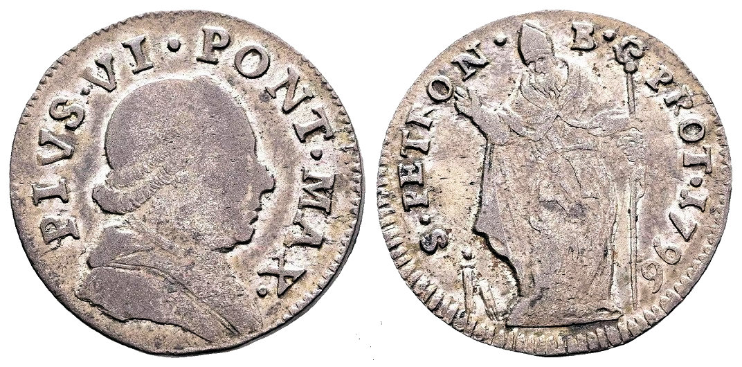 Post-Your-Papal-States-Coins---Reverse-Chronological-Schedule-By-Ruler
