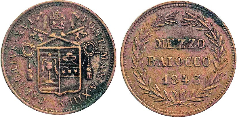 Post-Your-Papal-States-Coins---Reverse-Chronological-Schedule-By-Ruler