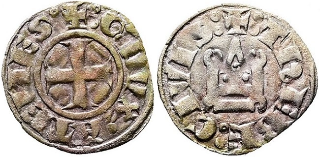 Duchy-Of-Athens,-William-I-De-LA-Roche-/-Guy-II-De-LA-Roche---Similar-Coins