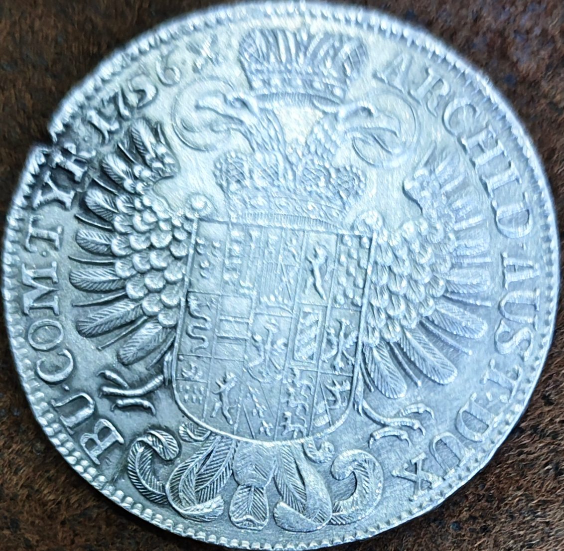 1756-And-1754-1-Thaler-Theresa---Grade?-Worth?