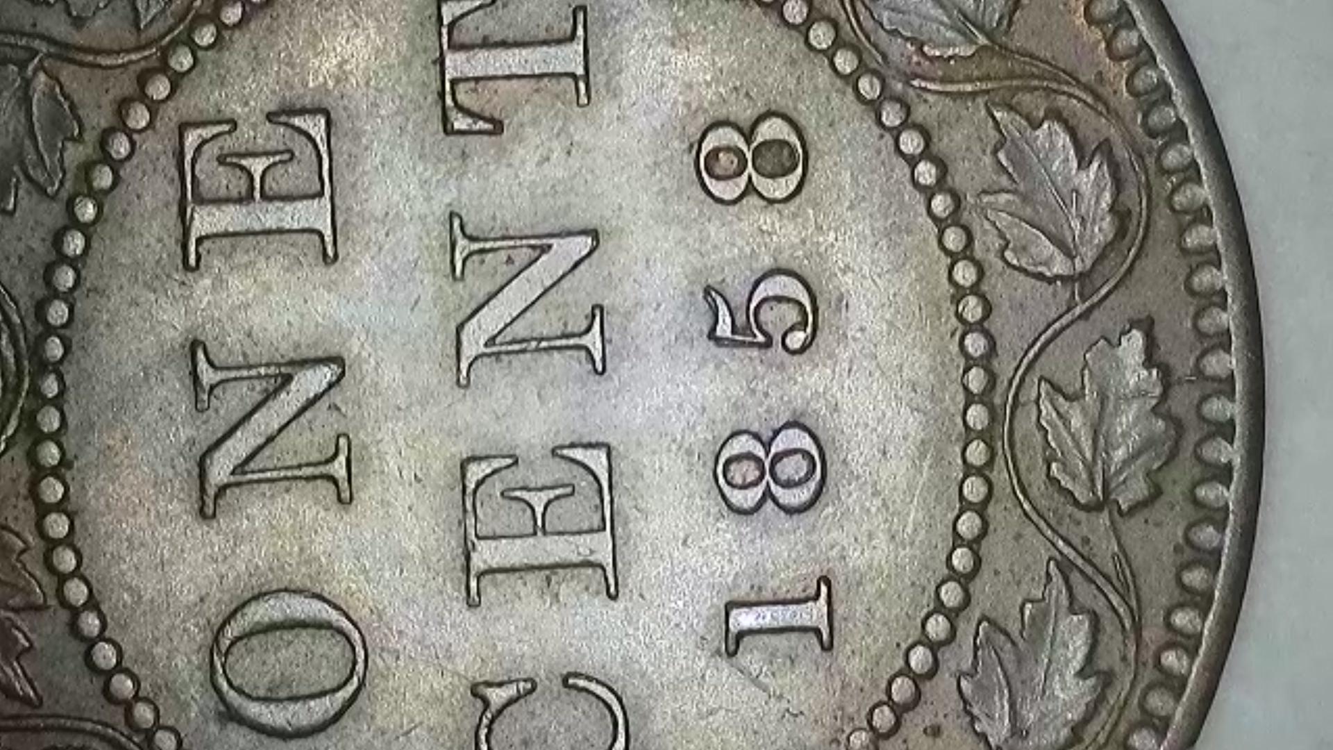 Canadian-1858-Cent-Doubled-5?-And-Broken-Vine?-But-Not-Sure