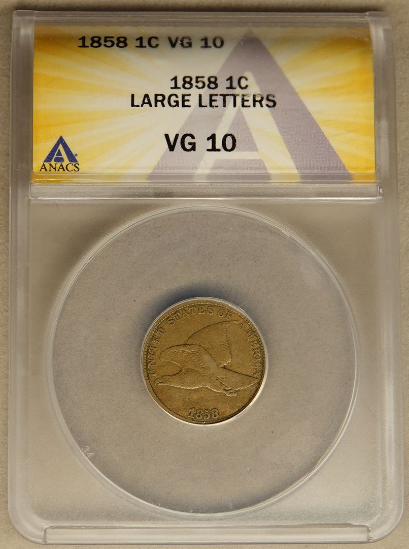 1858-Flying-Eagle-Cent---Damage-Or-Error-On-Reverse?