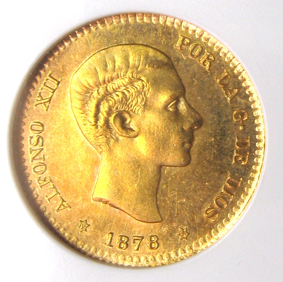 Spain-1878-61-10-Pesetas-Restrike