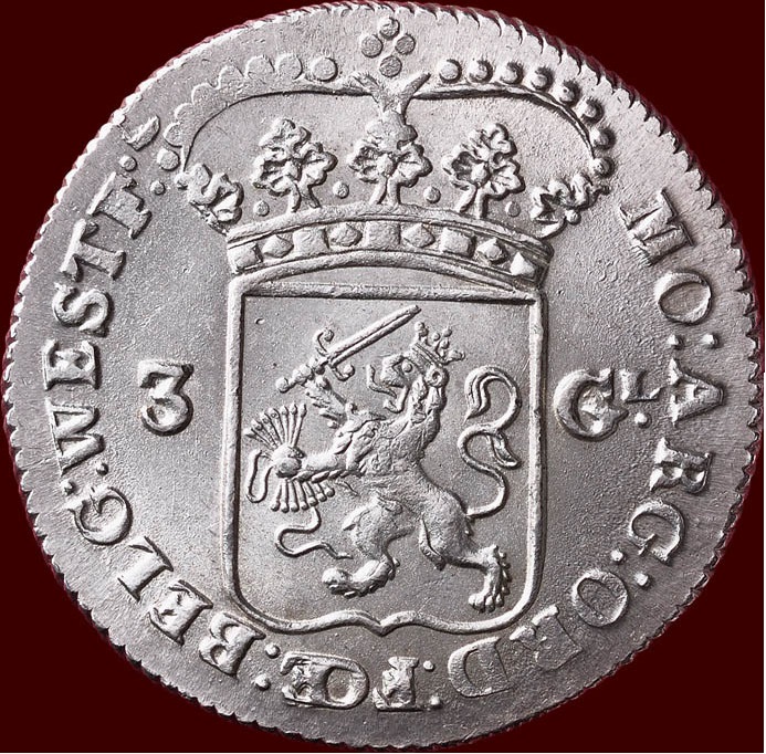 Newest-Addition-To-My-World-Coins:-1771-West-Friesland-Silver-Rider,-Enkhuizen-Mint.