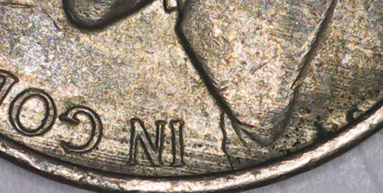 1989-D-Jefferson-Nickel-With-Lot-Of-Die-Clashes?