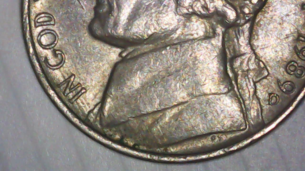 1989-D-Jefferson-Nickel-With-Lot-Of-Die-Clashes?