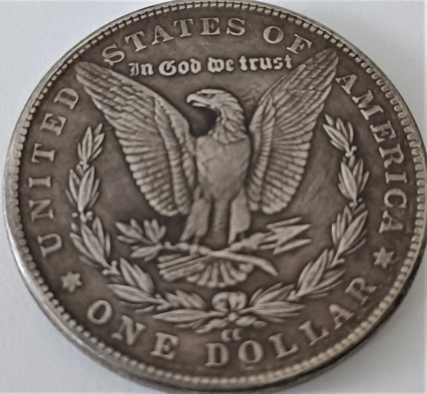 1891-CC-Morgan-Silver-Dollar.-The-Magnet--Stuck-To-It.
