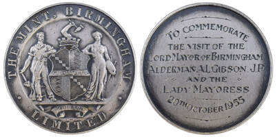 Heaton/Birmingham-Mint-Advertising,-Specimen-And-Pattern-Pieces