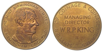 Heaton/Birmingham-Mint-Advertising,-Specimen-And-Pattern-Pieces