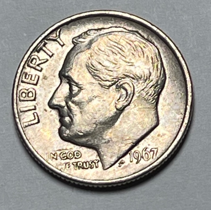 1967-No-Mint-Mark-Dime-And-Possibly-Double-Die-Obverse?