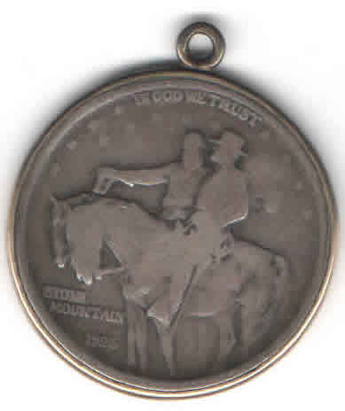 1925-Stone-Mountain-Half-Dollar-Counterstamped-With-Okla-56-Gl-In-Bezel