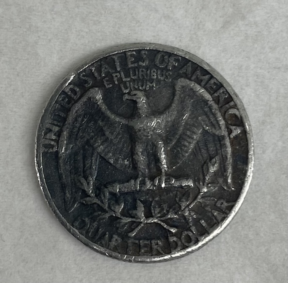 1965-US-Quarter-Weighs-3.8-Gms/No-Copper-On-Edge