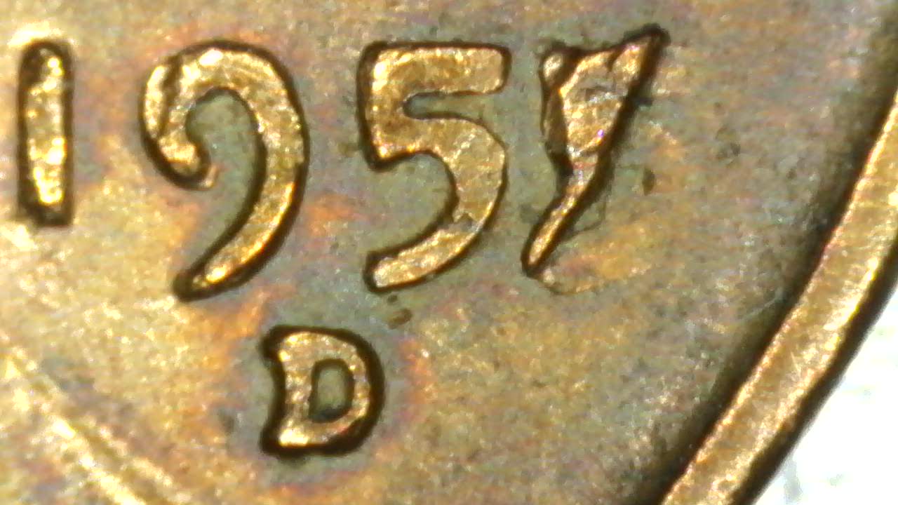 1955?-Or-1957-Wheat-Penny,-With-Weird-Eye-Orbital