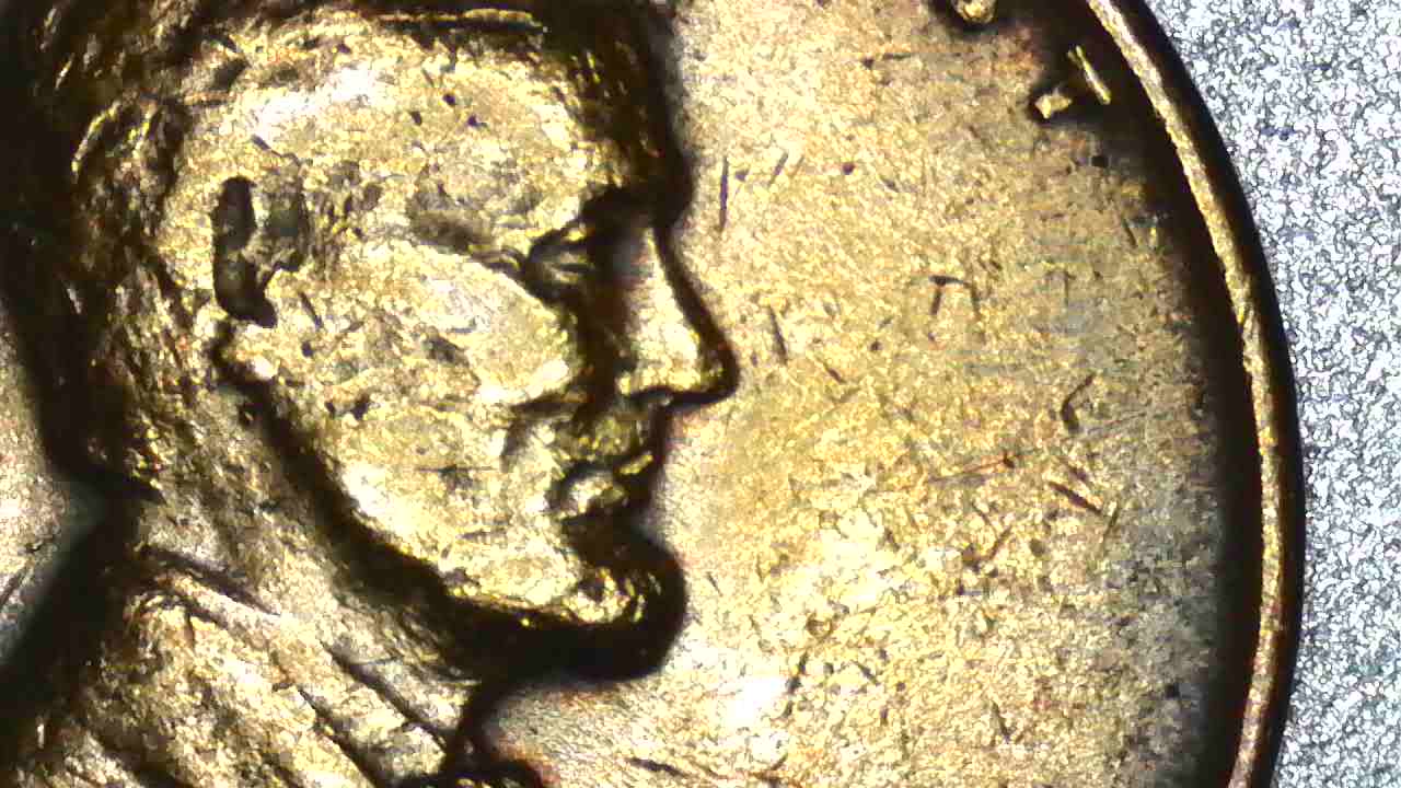 1955?-Or-1957-Wheat-Penny,-With-Weird-Eye-Orbital