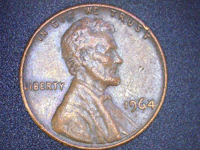 1964-Struck-Through-Debris-Error-Lincoln-Cent