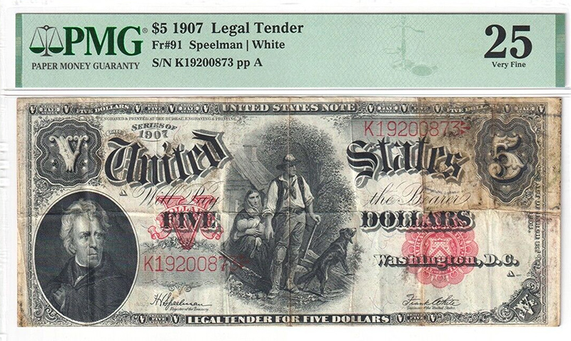 1907-Woodchopper-$5---Grading-And-Opinions