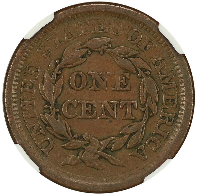1855-Braided-Hair-Cent---Acetone-/-Verdicare-Experiment