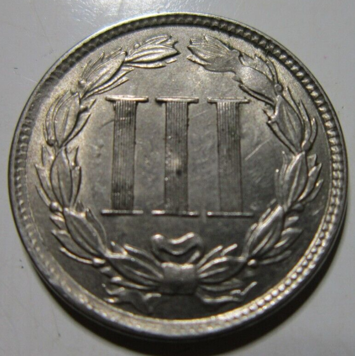 1865-3-Cent-For-Grade-And-Evaluation