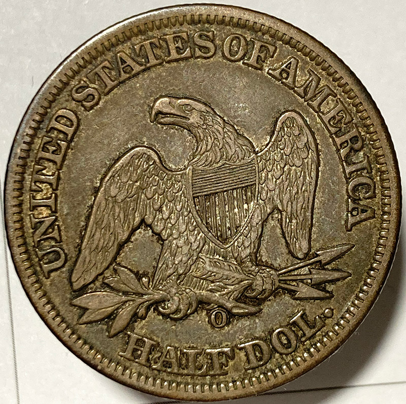 1858-O-Seated-Liberty-Half-For-Grade-And-Opinions