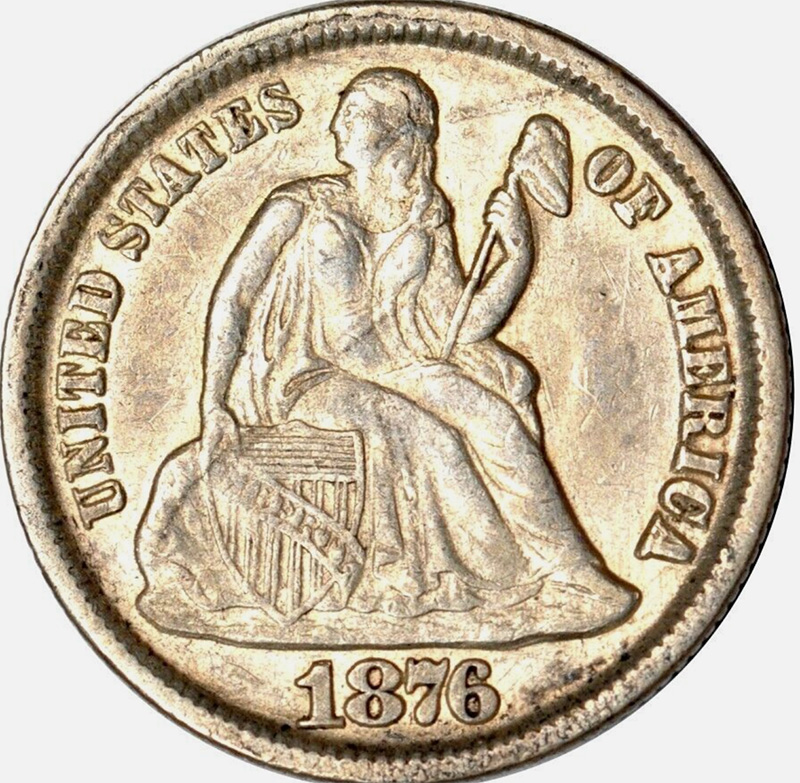 1876-CC-Seated-Liberty-Dime-For-Evaluation