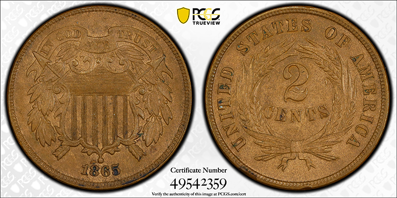 1865-2-Cent-Arrived-Today---In-Hand