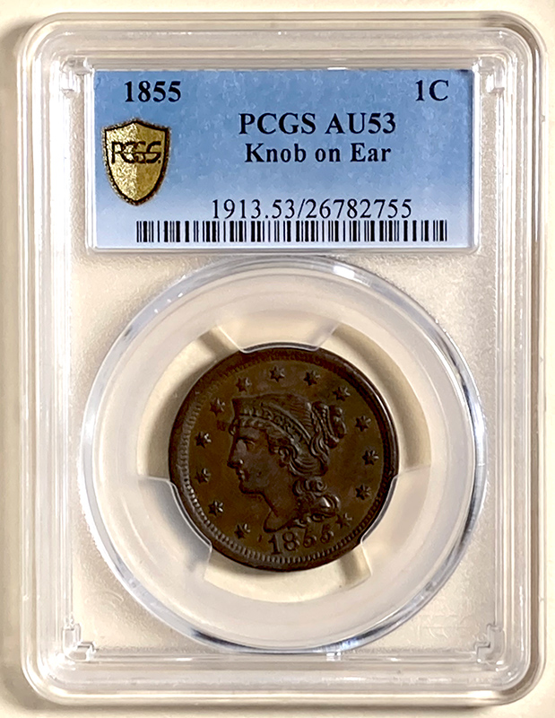 1855-Slanted-55-Braided-Hair-Cent-And-A-Story-To-Tell---You-Vs-PCGS