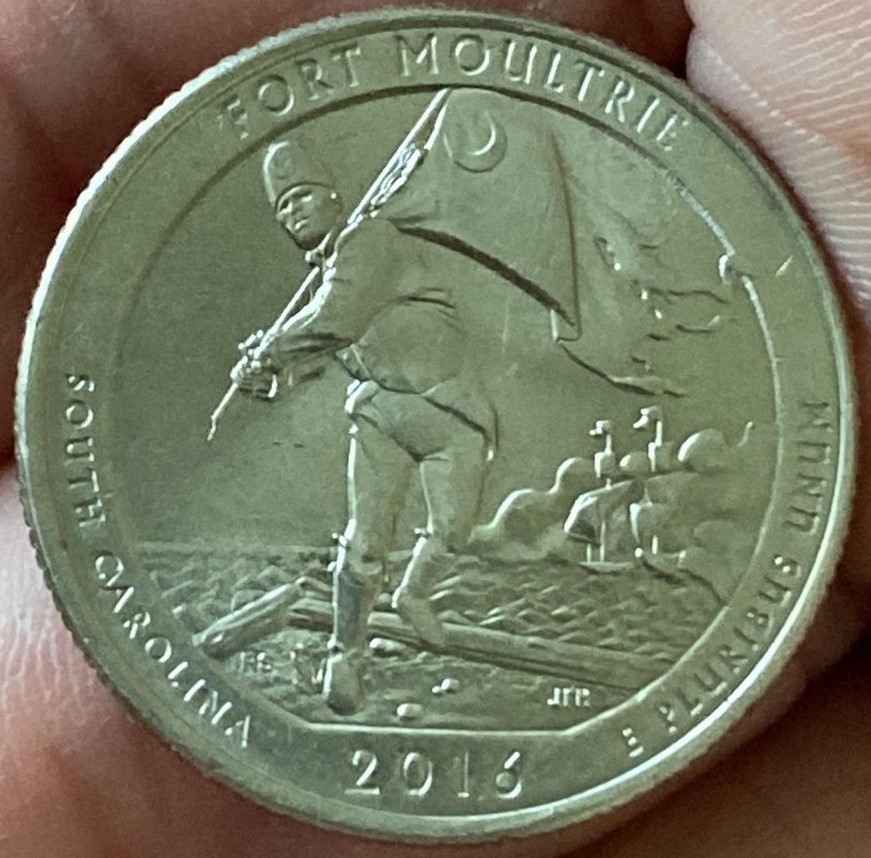 2016-P-Quarter---Fort-Moultrie-SC---Error-On-Flag
