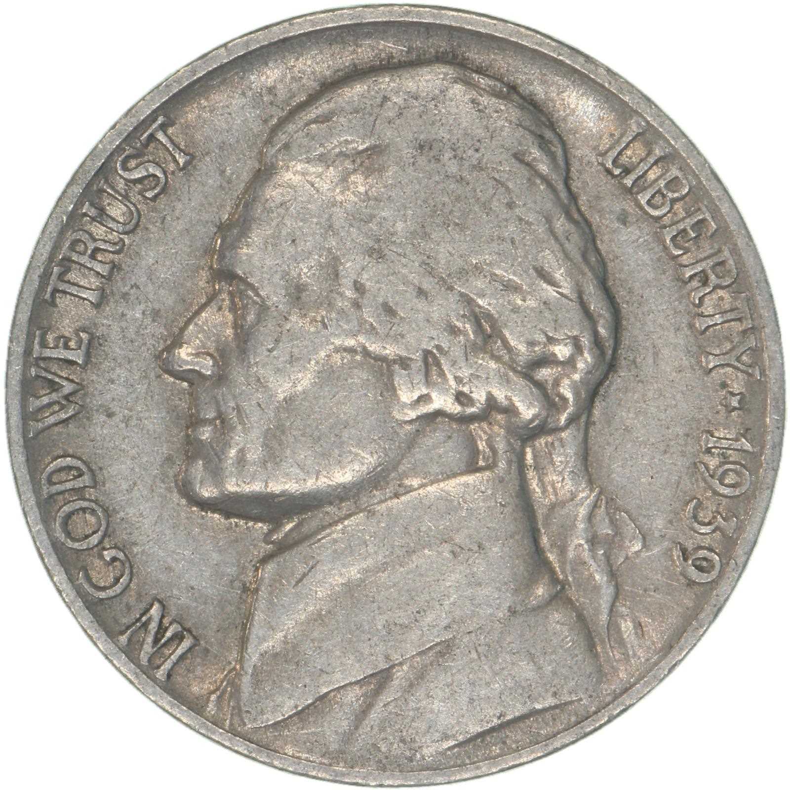 1939-Nickel---Font-Looks-Bubbled---Normal-For-Old-Coins?