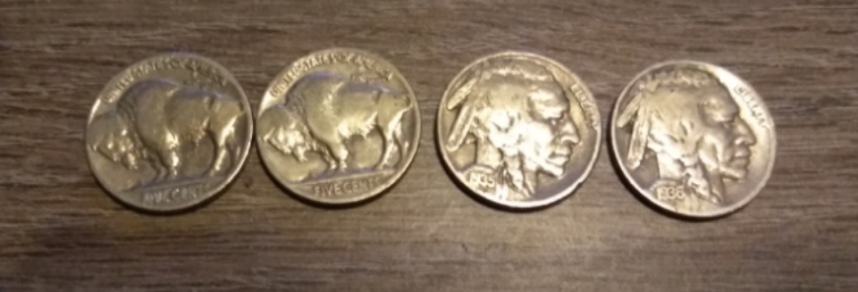 Buffalo-Nickles,-V-Nickles,-Indian-Head-Pennies,-Silver-Dollars