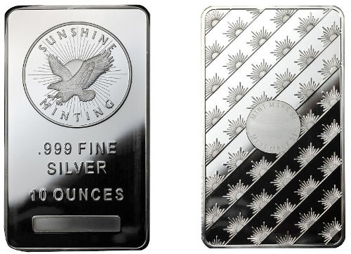 10-Oz-Sunshine-Silver-Bars-Just-79�-/-Oz-Over-Spot!