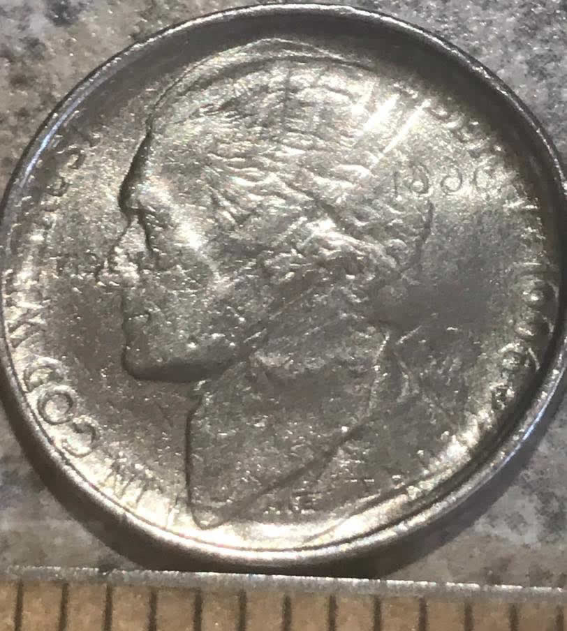 Rare-Error---Jefferson-Nickel-Struck-Over-?